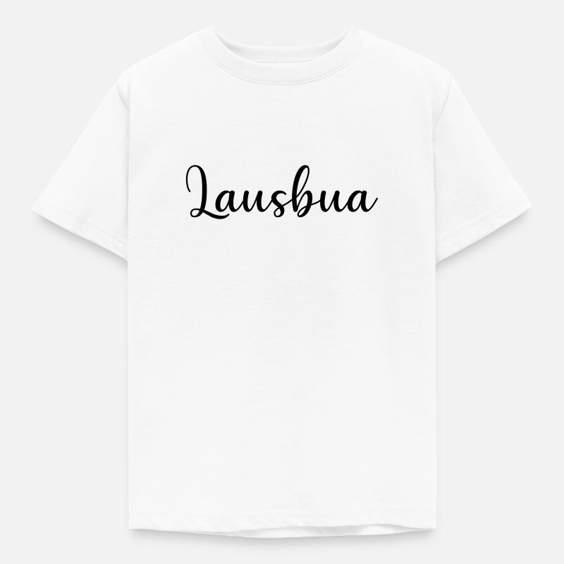 Lausbua - Kids' T-Shirt - white