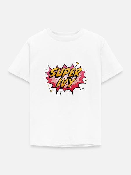 Super Efeu - Kinder T-Shirt - Weiß