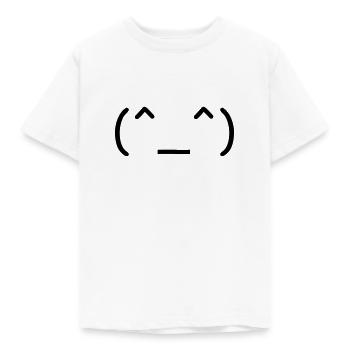 Emoticon Rire Heureux Internet Visage - T-shirt Enfant - blanc - Devant - AI Model Kid Male (0cm)