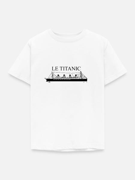Schiff der Titanic - Kinder T-Shirt - Weiß