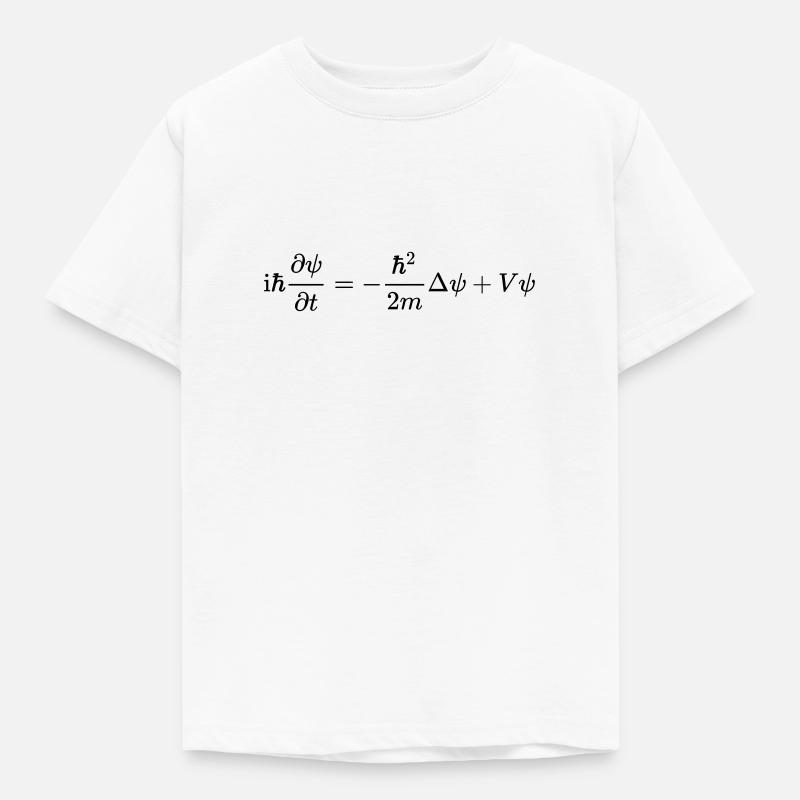 Schrödinger Gleichung - Kinder T-Shirt - Weiß