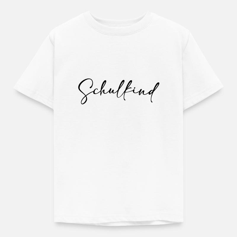 Schulkind Einschulung Schulanfang - Kinder T-Shirt - Weiß