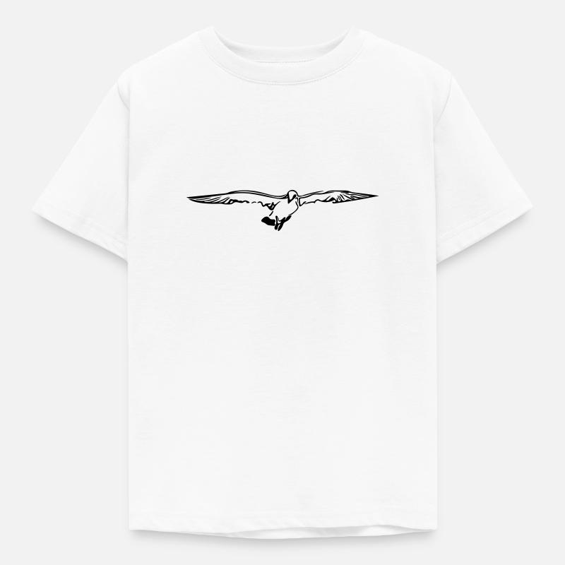 mouette - T-shirt Enfant - blanc