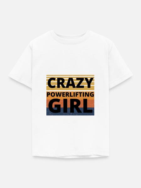 Fitness - Kinder T-Shirt - Weiß