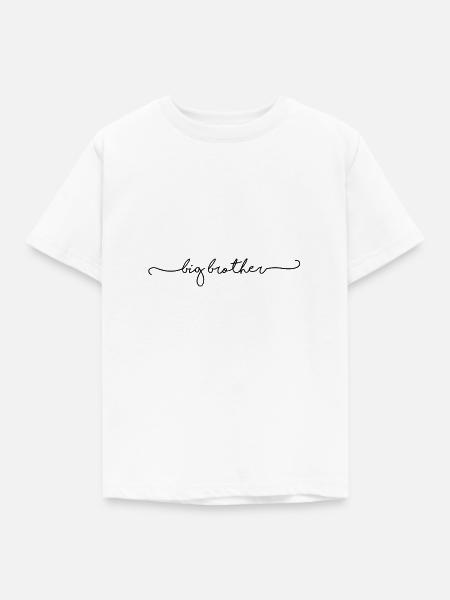 big brother - Kinder T-Shirt - Weiß