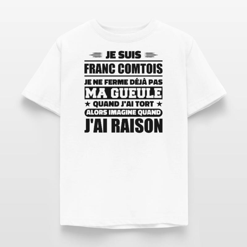 Franc comtois je ferme pas ma gueule franche comté T-shirt Enfant