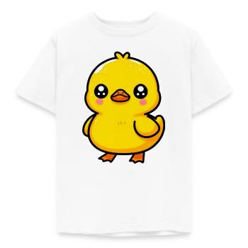 Ente Ente Ente Ente Ente - Kinder T-Shirt - Weiß - Vorne - AI Model Kid Male (0cm)