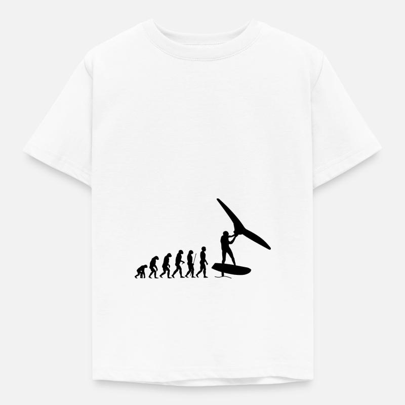 Foilwing evolution - Kids' T-Shirt - white