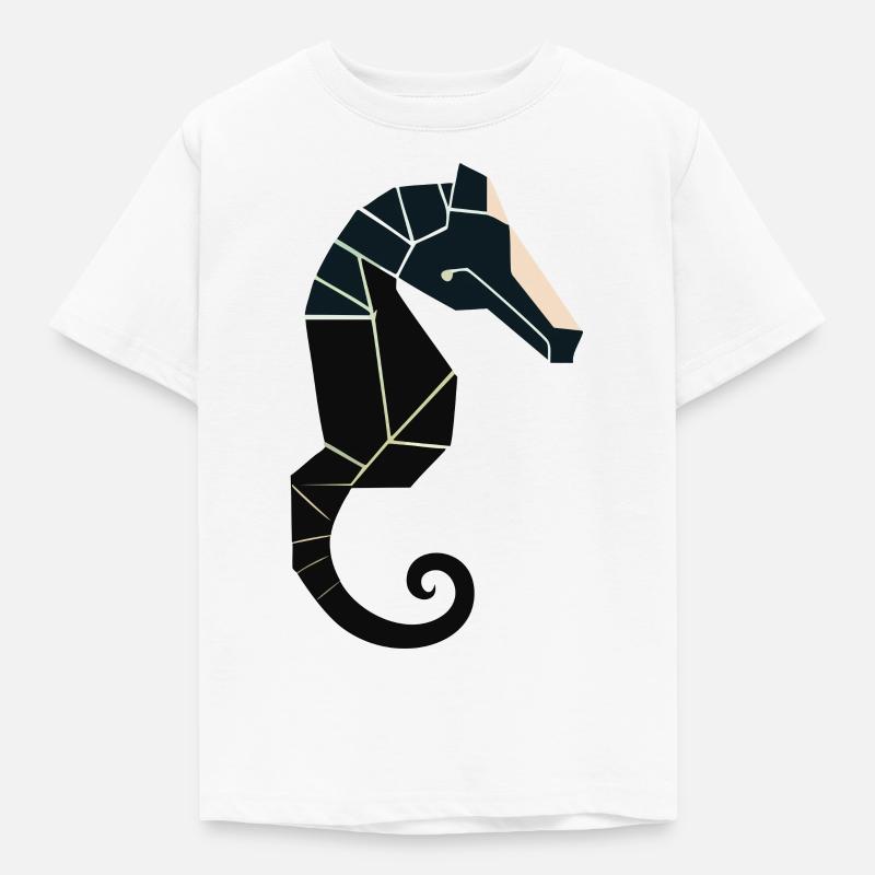 Seepferdchen - Kinder T-Shirt - Weiß