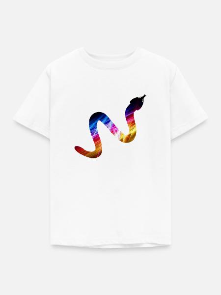 Snake - Schlange - Kinder T-Shirt - Weiß
