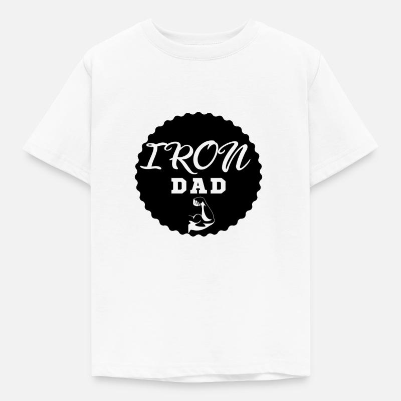 Jernfar | Far | Fars dag gave - Børne-T-shirt - hvid
