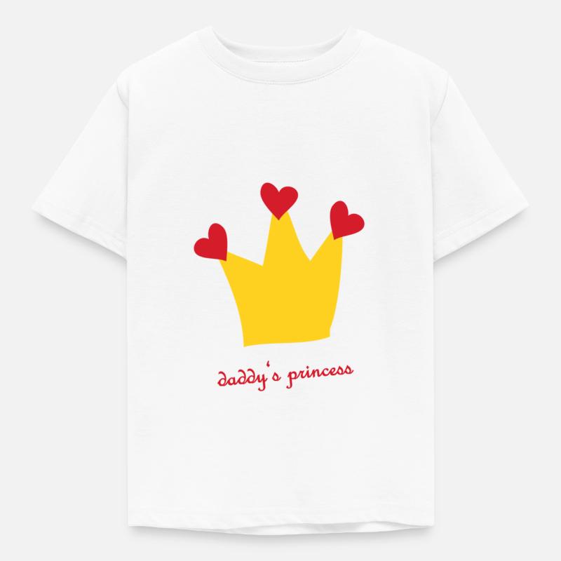 Daddys Princess - Kinder T-Shirt - Weiß