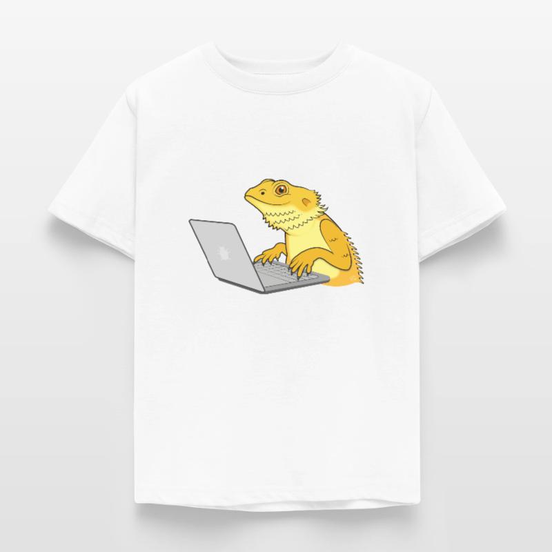 Lizard coding Kids' T-Shirt