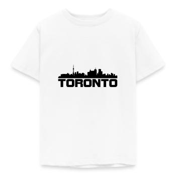 Toronto Design - Kids' T-Shirt - white - Front - AI Model Kid Male (0cm)