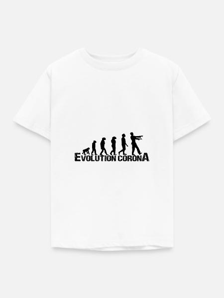 Corona - Kinder T-Shirt - Weiß