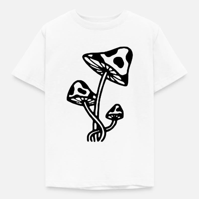 CHAMPIGNONS - T-shirt Enfant - blanc