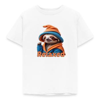 Sloth - Kids' T-Shirt - white - Front - AI Model Kid Male (0cm)