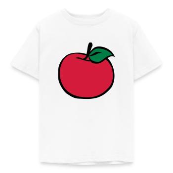 Apfel - Kinder T-Shirt - Weiß - Vorne - AI Model Kid Male (0cm)