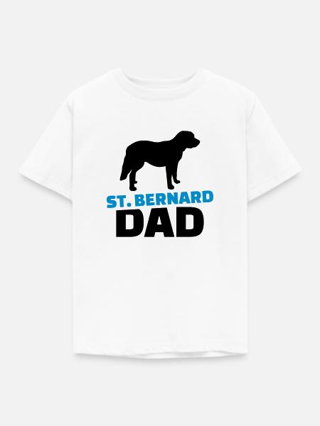 Bernhardiner - Kinder T-Shirt - Weiß