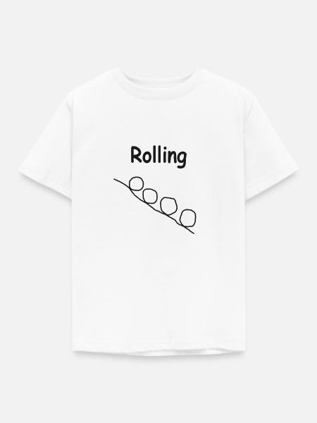 Stones - Kinder T-Shirt - Weiß