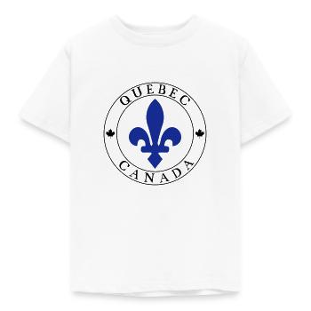 Quebec Design - T-shirt Enfant - blanc - Devant - AI Model Kid Male (0cm)