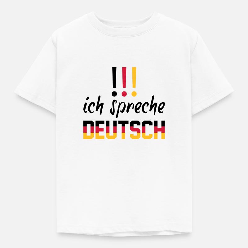 ich_spreche_deutsch - T-shirt Enfant - blanc