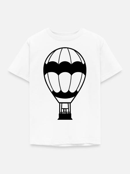 Luftballon - Kinder T-Shirt - Weiß