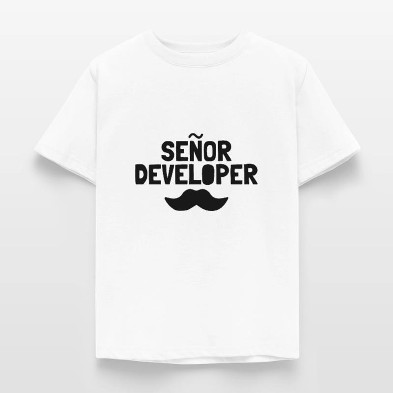 Senor developer developer Kids' T-Shirt