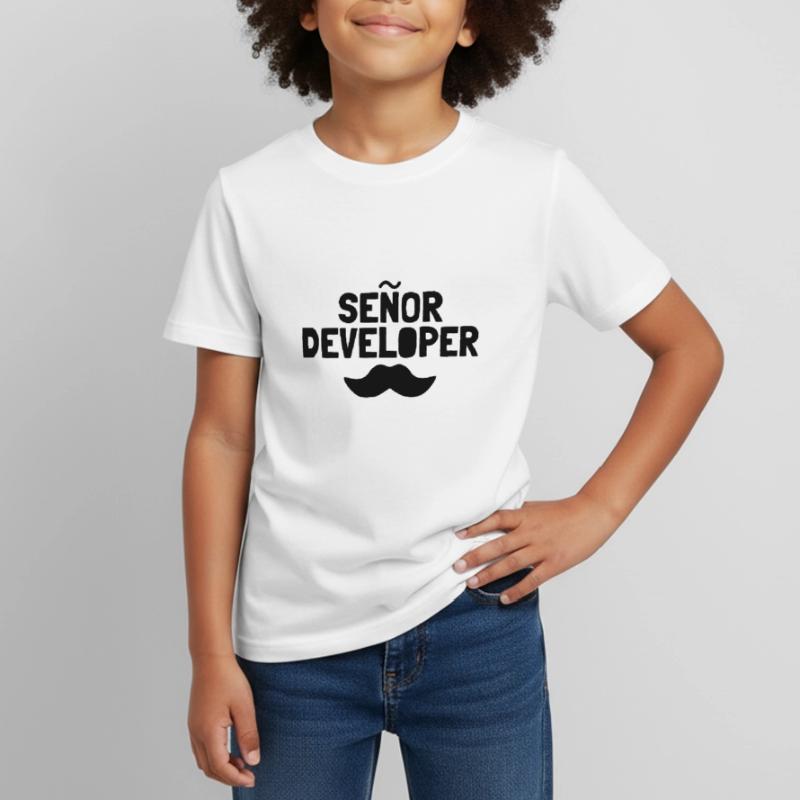 Senor developer developer Kids' T-Shirt