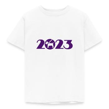 Chien 2023, né en 2023 - T-shirt Enfant - blanc - Devant - AI Model Kid Male (0cm)