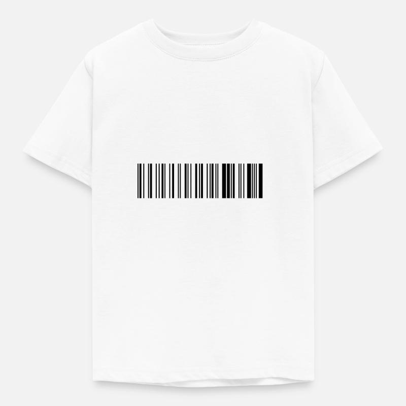 barcode. - Kinder T-Shirt - Weiß