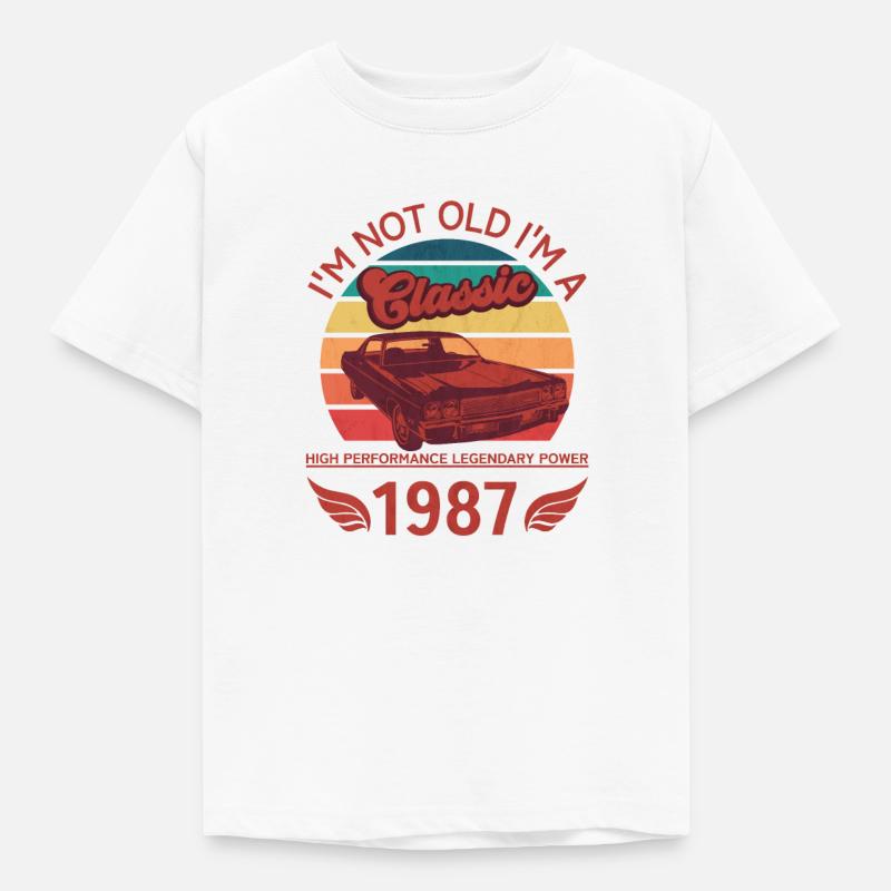Ich bin nicht alt, ich bin ein Klassiker - Kinder T-Shirt - Weiß