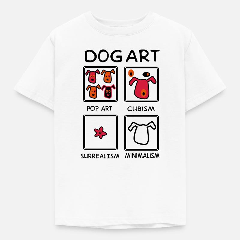 Hund - Kinder T-Shirt - Weiß