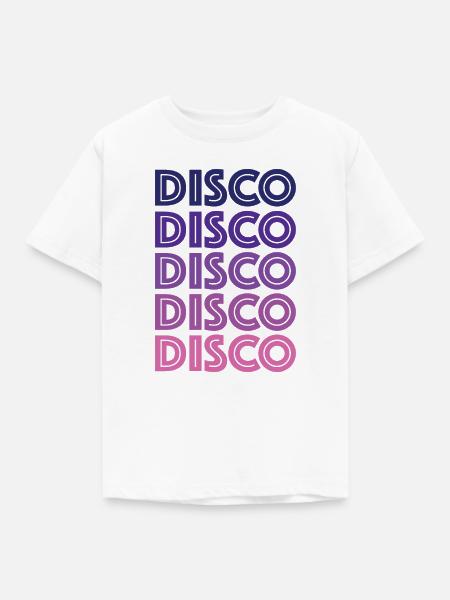 Disco Disco Disco - Kinder T-Shirt - Weiß
