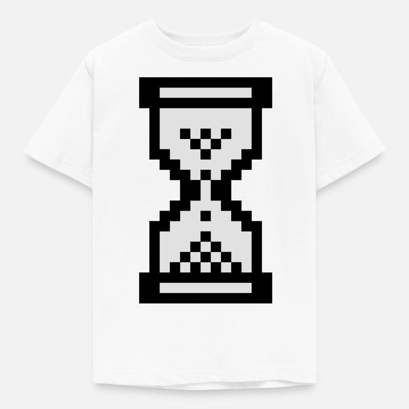Hourglass cursor - Kids' T-Shirt - white