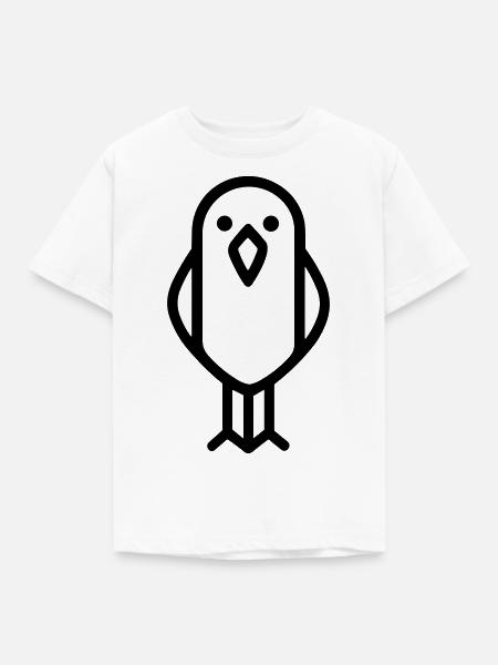 Papagei - Kinder T-Shirt - Weiß