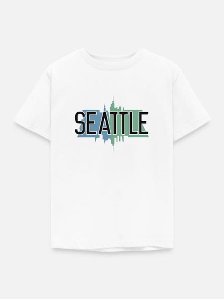 Seattle Washington - Kinder T-Shirt - Weiß
