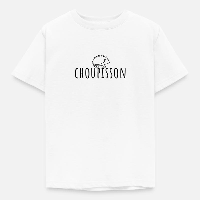 Choupisson. t shirt choupisson bébé hérisson - T-shirt Enfant - blanc