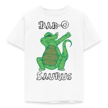 Dabbing Dino pour les enfants - T-shirt Enfant - blanc - Devant - AI Model Kid Male (0cm)