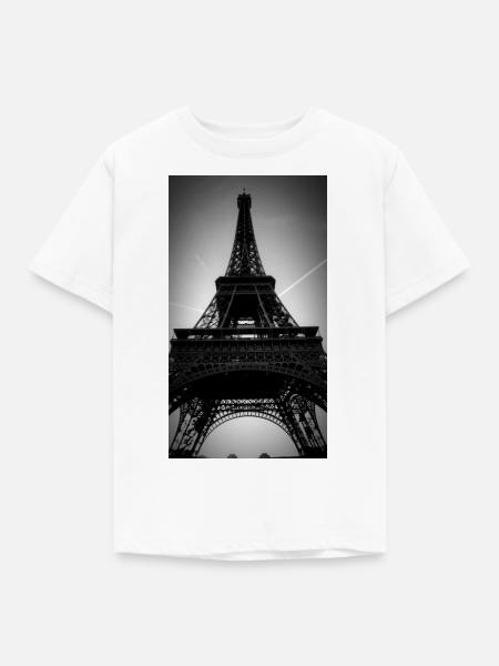 Eifelturm Paris / tour Eiffel - Kinder T-Shirt - Weiß