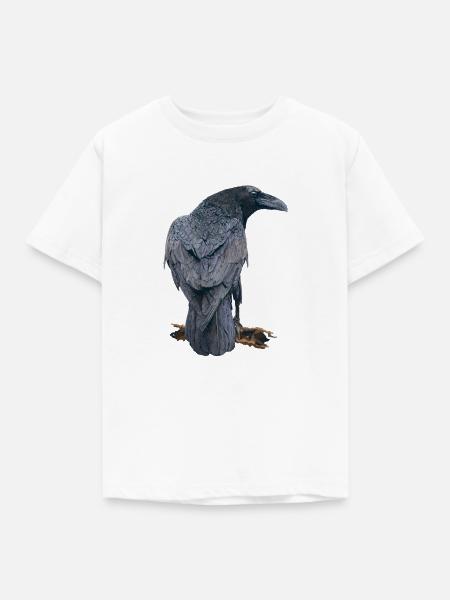 Rabe - Kinder T-Shirt - Weiß