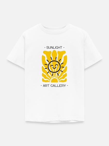 SunLight - Kinder T-Shirt - Weiß