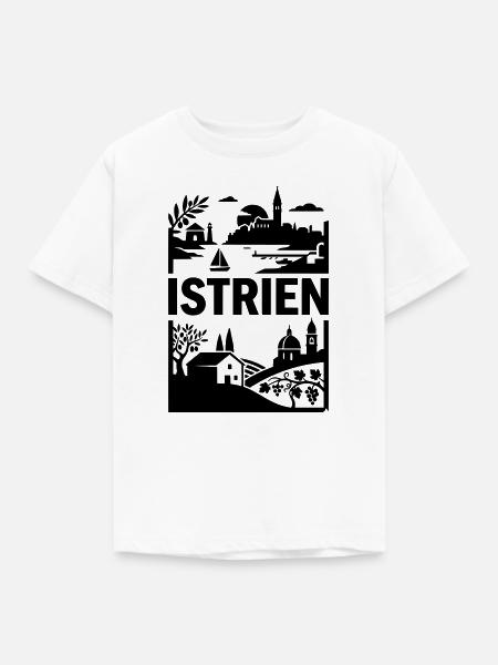 istrien kroatien - Kinder T-Shirt - Weiß
