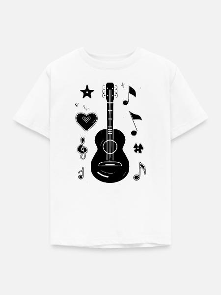 Hawaii Musik - Kinder T-Shirt - Weiß