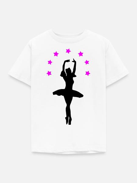 ballerina - Kinder T-Shirt - Weiß
