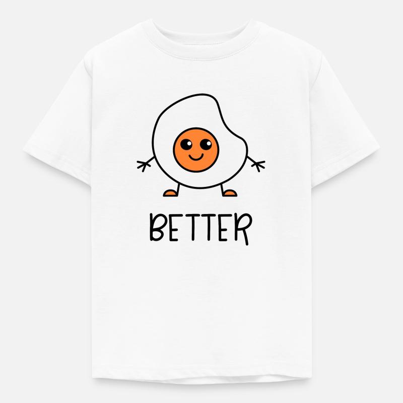 Better Together Partnerlook (Part1) Spieglei - Kinder T-Shirt - Weiß