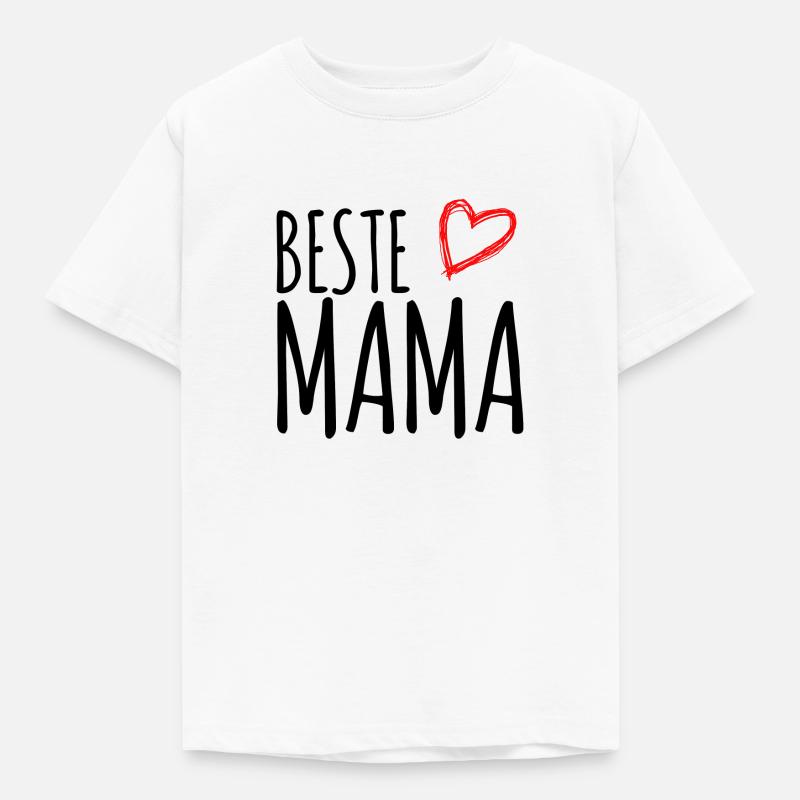 Beste Mama - Kinder T-Shirt - Weiß