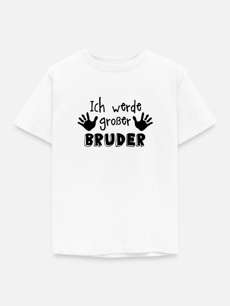 grosser bruder - Kinder T-Shirt - Weiß