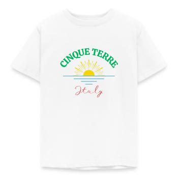 Cinque Terre - Kids' T-Shirt - white - Front - AI Model Kid Male (0cm)