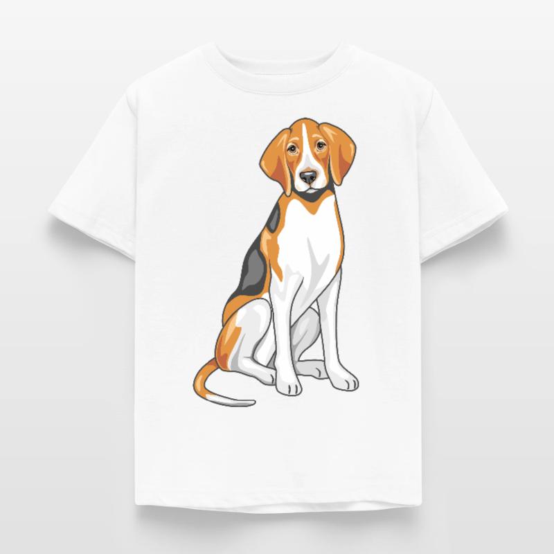 Sitting foxhound Kids' T-Shirt